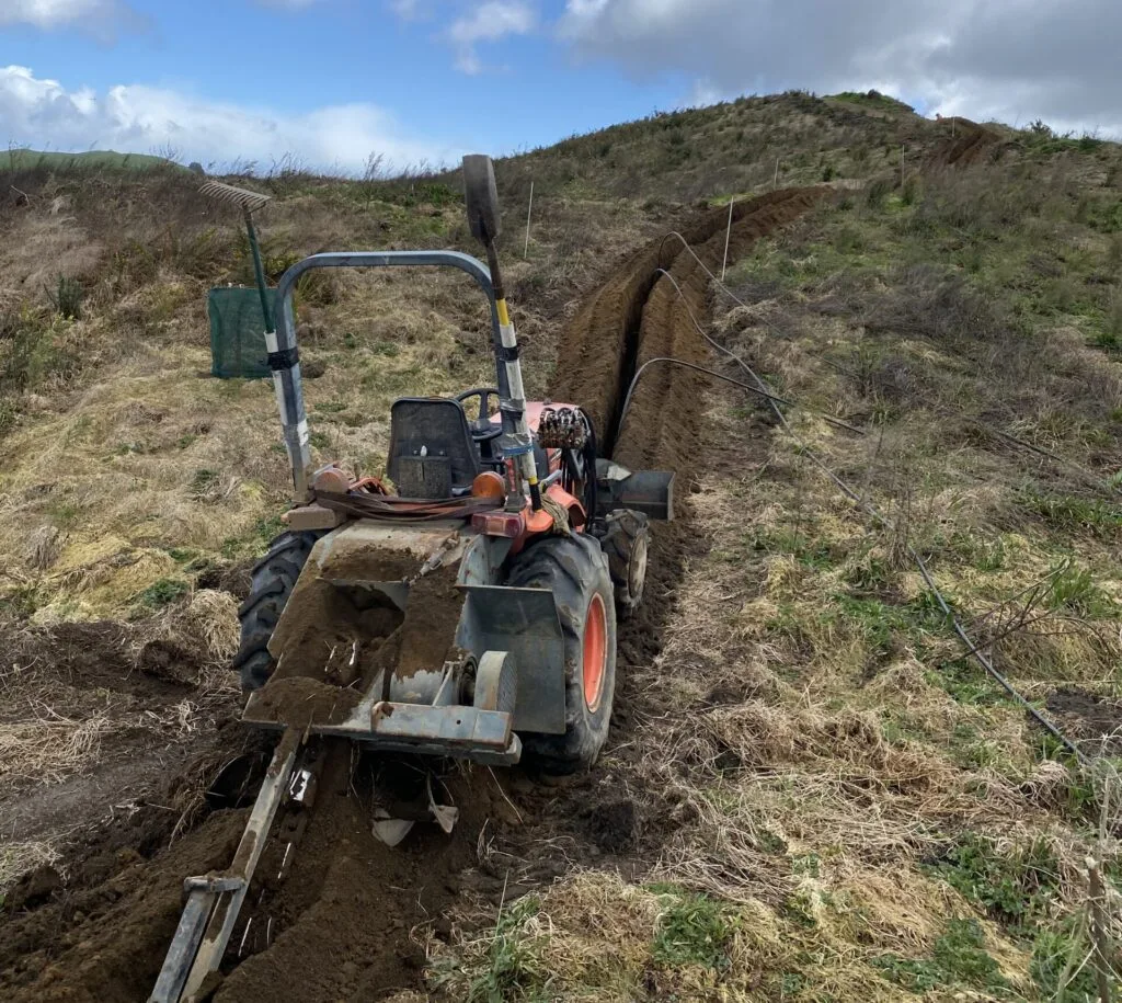 JB's Electrical Services Trenching Machine